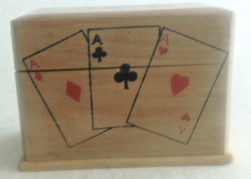 2 Decks of Playing Cards in Wood Box, W.P. Co, 8148 Autumn Leaves-8526 Regatta