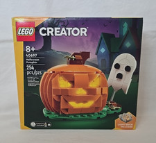 LEGO Creator Light Up Halloween Pumpkin Ghost 40697 Exclusive Set Unopened