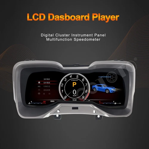 LCD Digital Cluster Instrument Speedometer For Chevrolet Camaro 2010-2015 - Bild 4 von 11