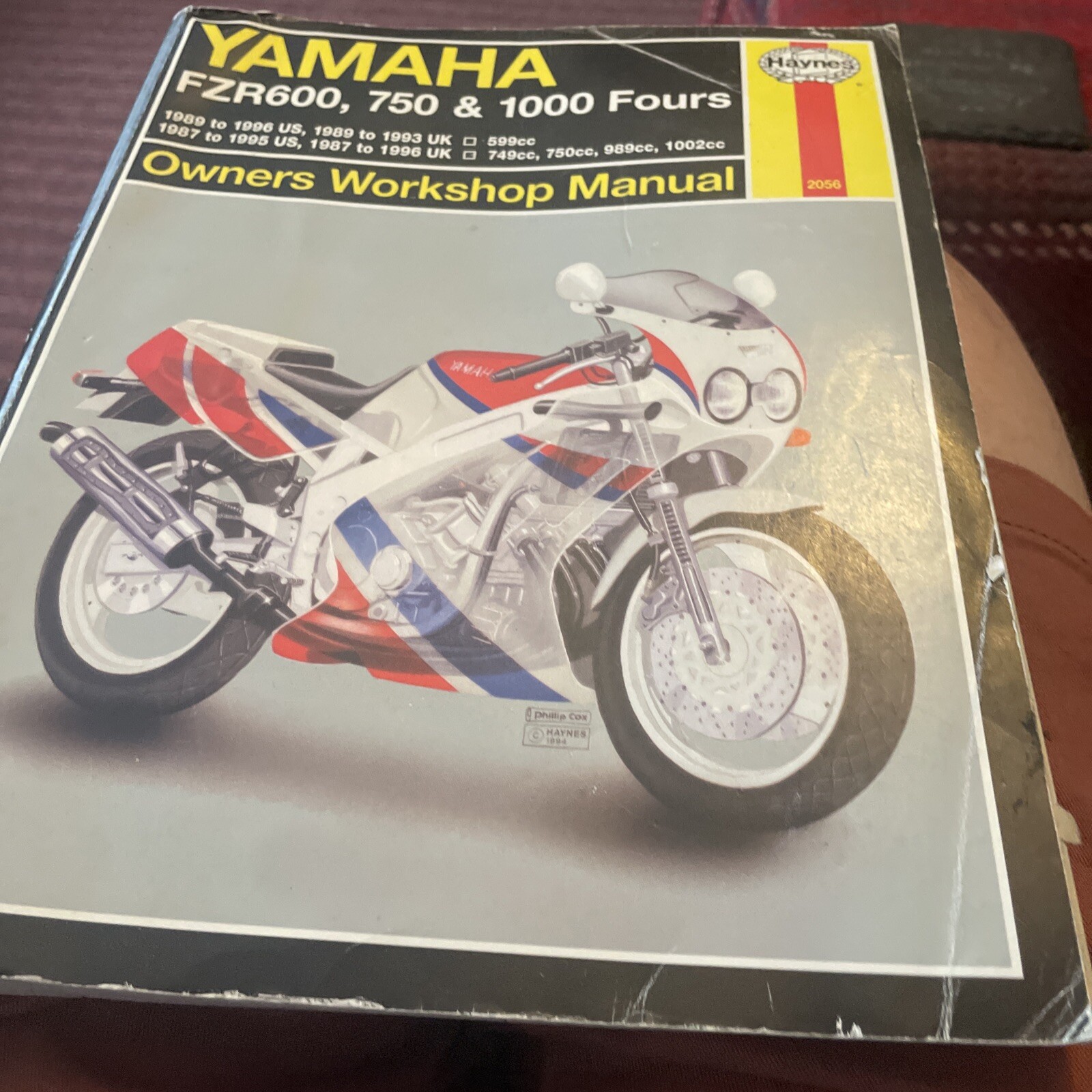 Yamaha FZR600, 750 and 1000 Owners Workshop Manual (Haynes  Workshop paperback