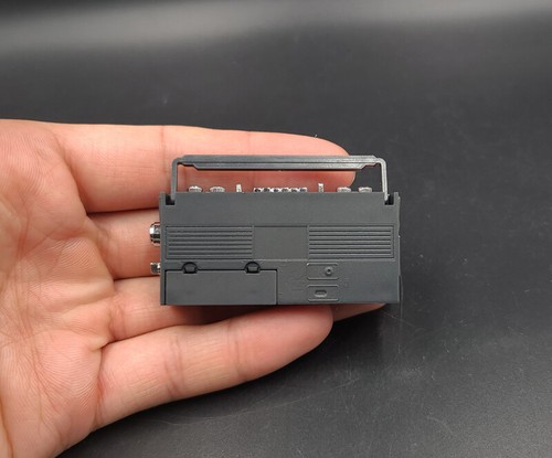 per soldatino scala 1/6 scena cassetta radio un vecchio modellino registratore in miniatura bambola- - Foto 3 di 5