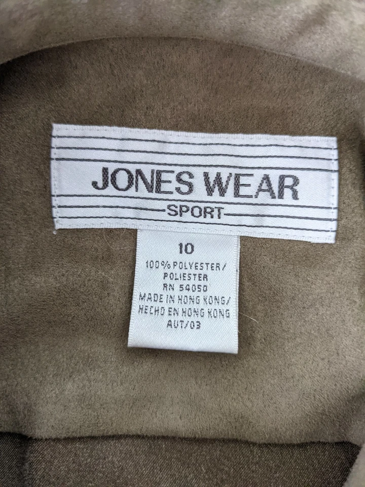 Jones Wear Sport Size 10 Western Style Pearl Snaps Long Sleeve Jacket Shirt EUC - Image 2 of 4