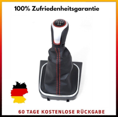 Schaltknauf Schaltsack Rahmen 5 Gang Sport Für VW Golf 5 6 Jetta EOS Scirocco