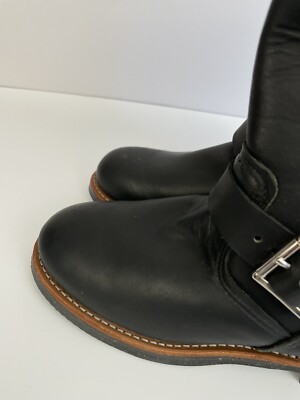 Buy Red Wing Heritage 2990 11-inch Engineer Black Leather Men's