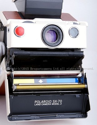 Good Polaroid SX-70 Land Camera Model 2 in White Paint