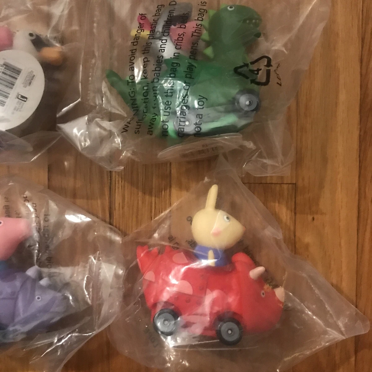 Peppa Pig Mini Buggies 6 Pack Set Peppa George Pig Zoe Zebra