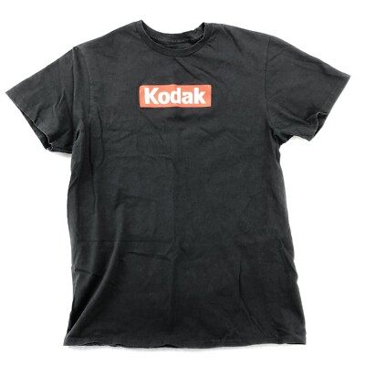 ★KODAK★ Rainbow Sorona Short Sleeve T-shirt BLACK s-l400.jpg