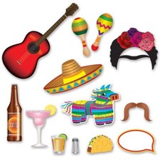 Fiesta Photo Booth Fun Signs Fiesta Cinco De Mayo Party Supplies Decorations