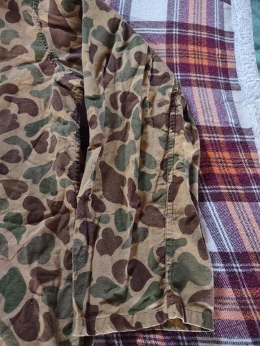 Vintage Hunters Choice Frog Skin Duck Camo Button Up Light Jacket Shirt Sz XL - Picture 19 of 24