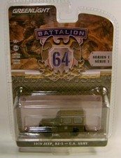 1970 '70 JEEP DJ-5 US ARMY SERIES 1 BATTALION 64 MILITARY GREENLIGHT 2022