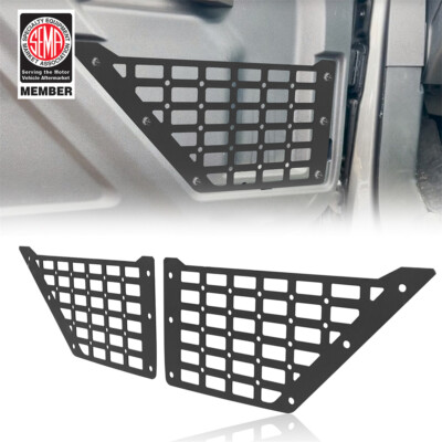 Pair Storage Front Door Molle Panels Organizer Plate Fit 2021-2026 Ford Bronco