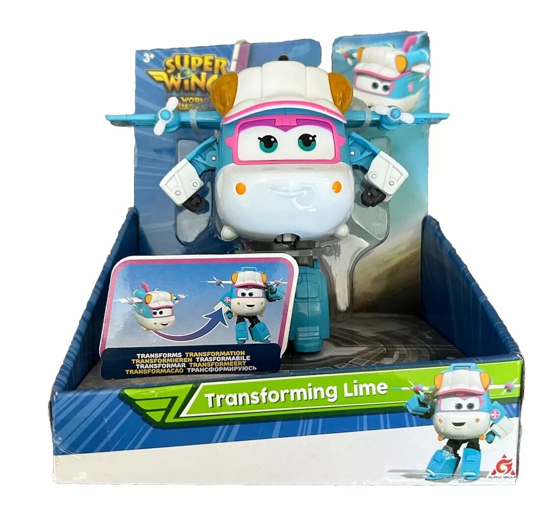Super Wings World Guardians Lime - Transforming 5” Figure - NIB