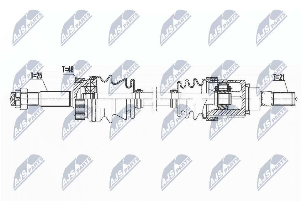 Fits NTY NPW-NS-076 DRIVESHAFT ⭐UK Stock⭐ - Image 13
