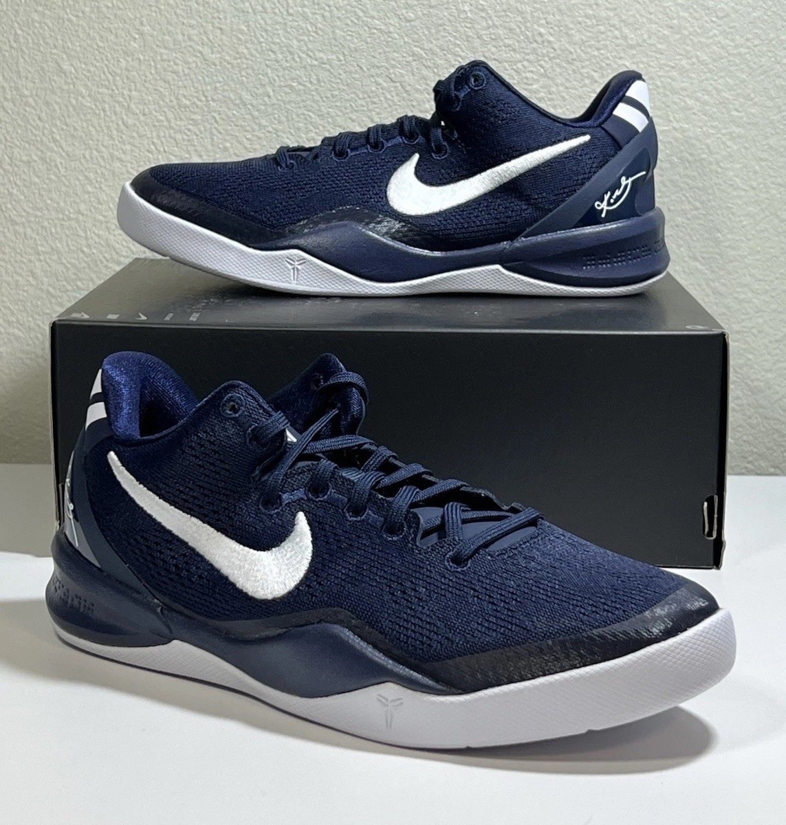 Nike Kobe 8 Protro (GS) College Navy White FN0266-400 Size 4.5Y