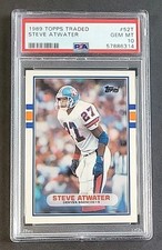 Steve Atwater 1989 Topps Traded Rookie #52T PSA 10 Gem Mint NFL HOF Bronco