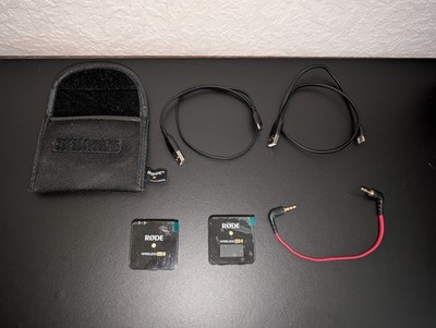 RODE Wireless GO II Single Zweikanal-Mikrofonsystem mit eingebauten Mikrofon