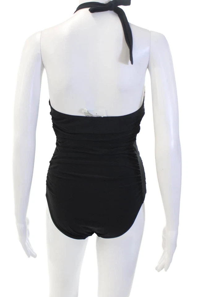 Traje de baño Zimmermann de una pieza para mujer negro playa talla 6 Foto 2 de 4