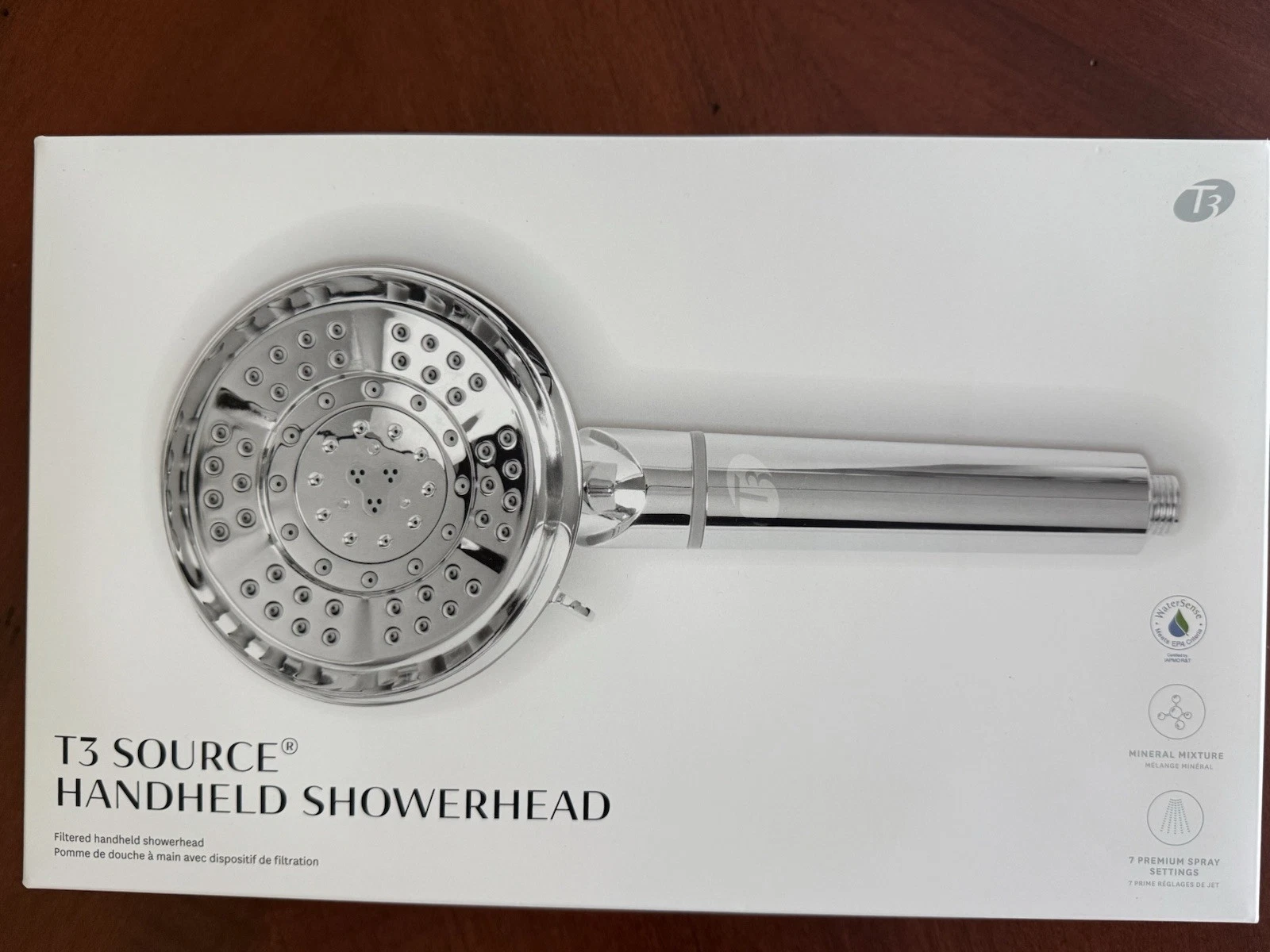 NEW in Box T3 Source Handheld Filtered Showerhead
