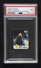 1988 Hostess WWF Wrestlemania IV Stickers Bobby Heenan The Brain PSA 9 MINT 0w8f