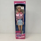 Vintage 1996 Chic Barbie Blonde Pink Jacket Doll Mattel #17297