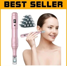 Stylish Rose Gold 0.25mm Derma Roller - Save Time with Salon-Quality Results