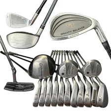TaylorMade Palm Spring Wilson Mens RH Full Golf Club Set Reg Flex Graphite Steel