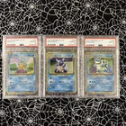 PSA 10 Squirtle Wartortle Blastoise Set 001-003/032 CLK Classic Pokemon Japanese