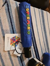 Super Mario 6 Panel Telescopic Umbrella with Auto Open Button