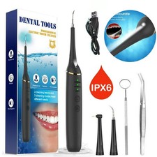Electric Dental Scaler Tartar Plaque Calculus Remover Teeth Stains Cleaner Tool