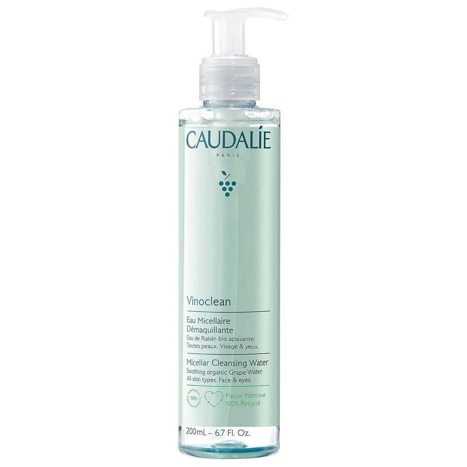 Agua Micelar Limpiadora Caudalie Vinoclean 200 ml 6,7 OZ NUEVA ENVÍO RÁPIDO Foto 2 de 4