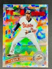 2011 Topps Chrome Adam Jones 83 Atomic Refractor 225 Baltimore Orioles