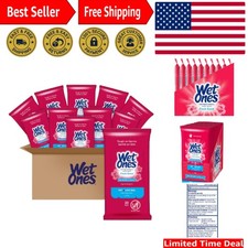 30 Packs Fresh Scent Antibacterial Wipes with Aloe - Gentle  Effective Hygiene