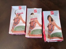 Lot of 3 New Sealed Film GAF Color Print Film 126 / 20 Cartridge Vintage NOS