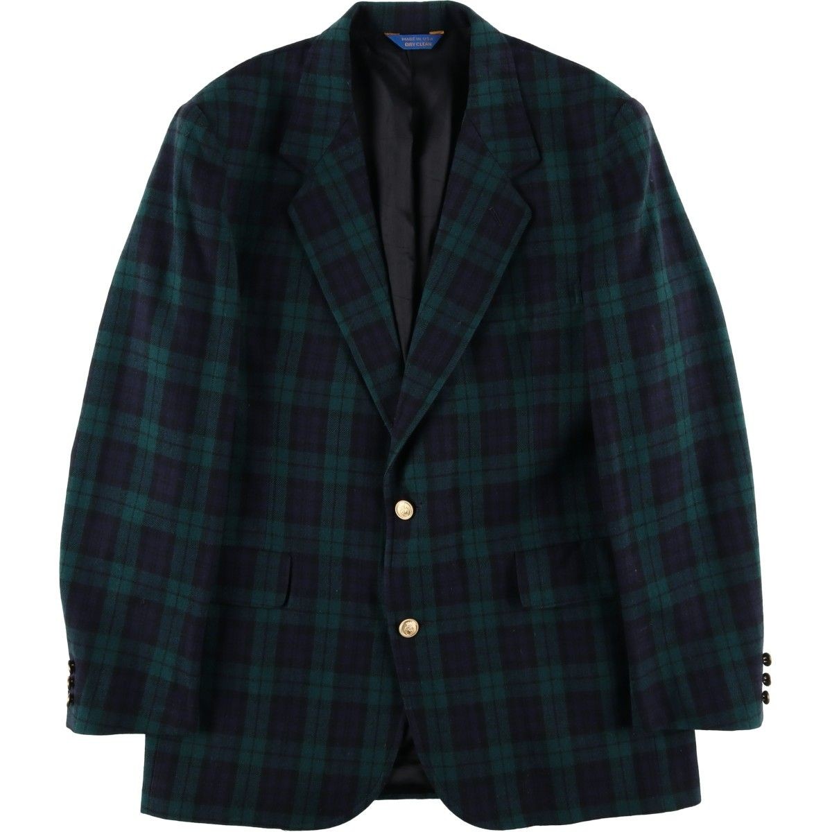Pendleton 80s Wool Check Tailored Jacket Men’s L … - image 1