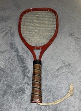 Vintage Nova I Racquetball Racquet Red Brown Leather Grip