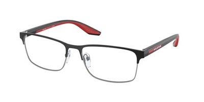 Prada Linea Rossa PS 50PV black silver YDC1O1 Eyeglasses