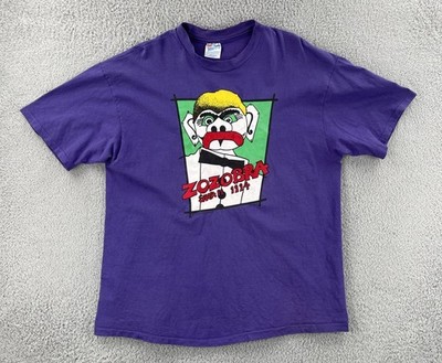 Vtg Hanes Beefy-T XL Purple Shirt 1994 Zozobra Kiwanis Santa Fe NM