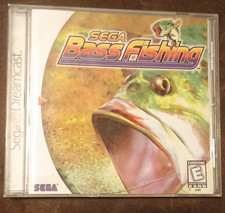 SEGA Sega Bass Fishing Sega Dreamcast E-Everyone NTSC-U/C VMU w/ Case & Disc