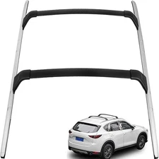 For 2017-2025 Mazda CX-5 CX5 Roof Rack Side Rails Cross Bars Cargo Aluminum Set