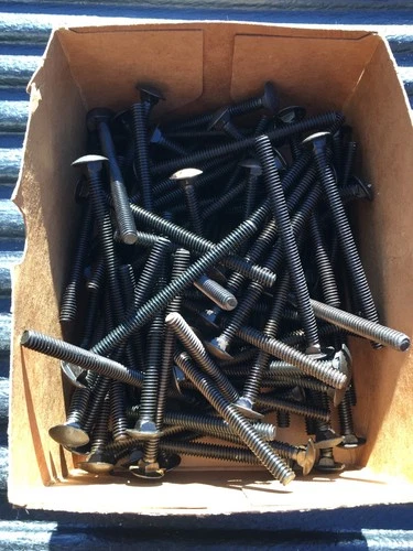 Carriage Bolts Black Deck Exterior Quantity 85 New 1/4 3&1/2” Length - product listing photo