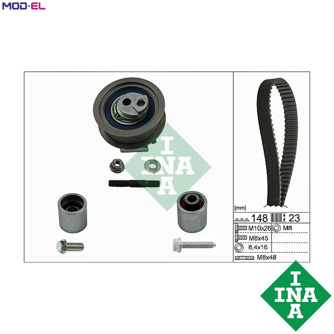 TIMING BELT KIT 530 0445 10 FOR SKODA OCTAVIA/II/Combi LAURA VW GOLF JETTA 2.0L