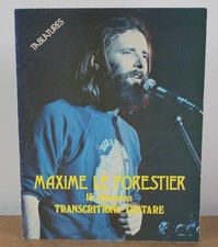 Partition Maxime Le Forestier 15 Chansons, Transcriptions Guitare Tablature 1973