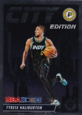 2023-24 Hoops Premium Stock #8 Tyrese Haliburton City Edition Premium
