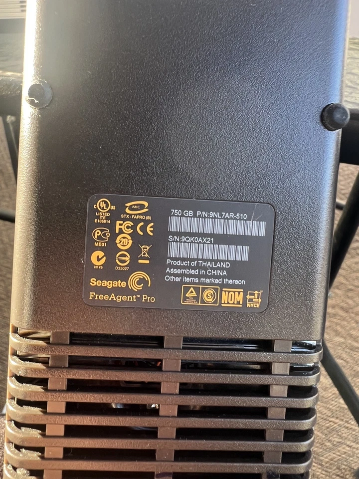 New Seagate FreeAgent Pro 750GB External Hard Drive, USB 2.0/eSATA - Image 3 of 4