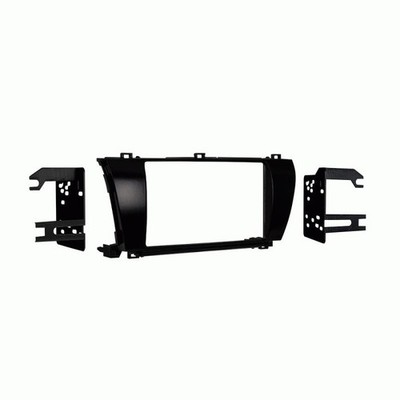 Metra 95-8245CHG 4'' Tall 2-DIN Dash Kit for Toyota Corolla 2014-2016 Charcoal