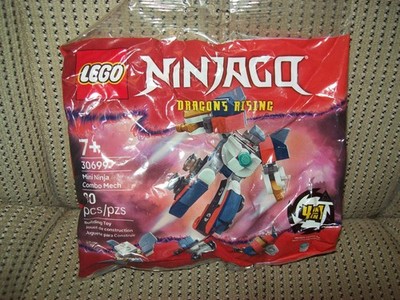 Mini Ninja Combo Mech, Ninjago Dragon's Rising Lego 80 Piece Building Toy #30699