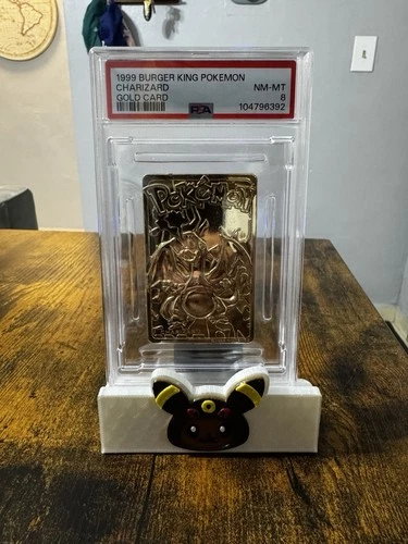 1999 BURGER KING POKEMON GOLD CARDS CHARIZARD PSA 8