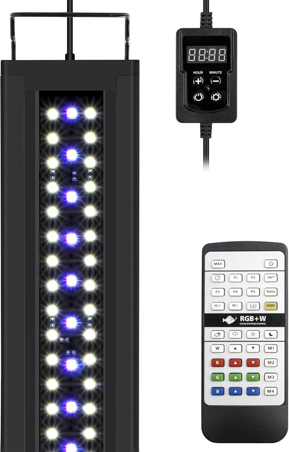Rampe LED Aquarium Anti-Algues Éclairage Étanche Programmable Énergie Basse