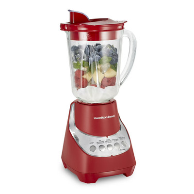 Hamilton Beach Wave Action Blender for Kitchen, 48 oz Jar,Red,Free ship