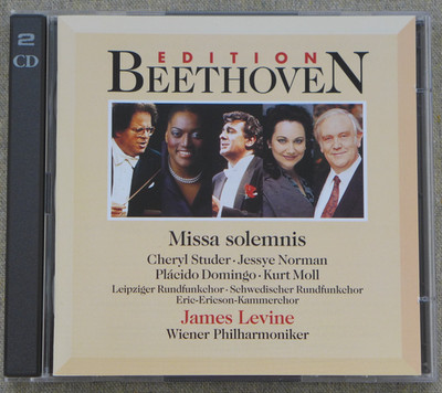 BEETHOVEN - MISSA SOLEMNIS - JESSYE NORMAN - PLÁCIDO DOMINGO - JAMES LEVINE